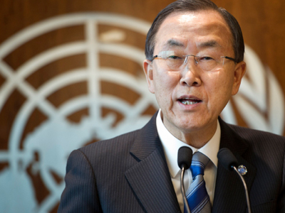 Ο Μπαν Κι-μουν χαιρετίζει το σχηματισμό της νέας ιρακινής κυβέρνησης